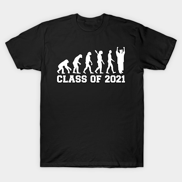 Class of 2021 evolution T-Shirt by Designzz